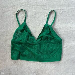 Green Aerie Lace Bralette Top